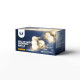 String Light Solar LED FROSTED BALLS SFB61 6,5m 30 balls warm white Forever Light RTV100182