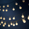 String Light Solar LED FROSTED BALLS SFB61 6,5m 30 balls warm white Forever Light RTV100182