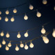 String Light Solar LED FROSTED BALLS SFB61 6,5m 30 balls warm white Forever Light RTV100182