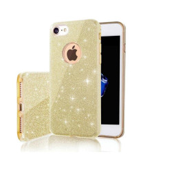 Glitter 3in1 case for IPhone 12 Mini 5,4" gold GSM103182