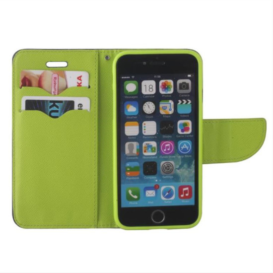 Smart Fancy case for Realme 9i 4G (Global) / Oppo A96 4G blue-green GSM117185 Smart Fancy case for Realme 9i 4G (Global) / Oppo A96 4G blue-green GSM117185