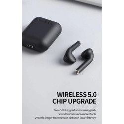 CELEBRAT earphones W10, true wireless, with charging case, black