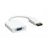POWERTECH αντάπτορας DisplayPort σε VGA CAB-DP006, 0.20m, λευκός