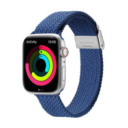 Dux Ducis Strap (Mixture II Version) strap for Apple Watch Ultra, SE, 8, 7, 6, 5, 4, 3, 2, 1 (49, 45, 44, 42 mm) braided bracelet blue