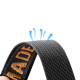 Dux Ducis Strap (Outdoor Version) strap for Apple Watch Ultra, SE, 8, 7, 6, 5, 4, 3, 2, 1 (49, 45, 44, 42 mm) nylon band bracelet black and orange