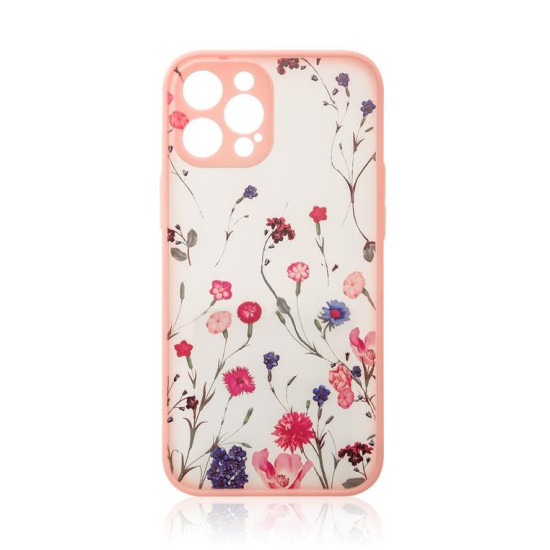 Design Case for iPhone 12 floral pink