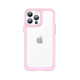 Outer Space Case Case for iPhone 12 Pro Max Hard Cover with Gel Frame Pink