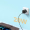 Joyroom fast wall charger USB Type C 20W Power Delivery Quick Charge 3.0 AFC black