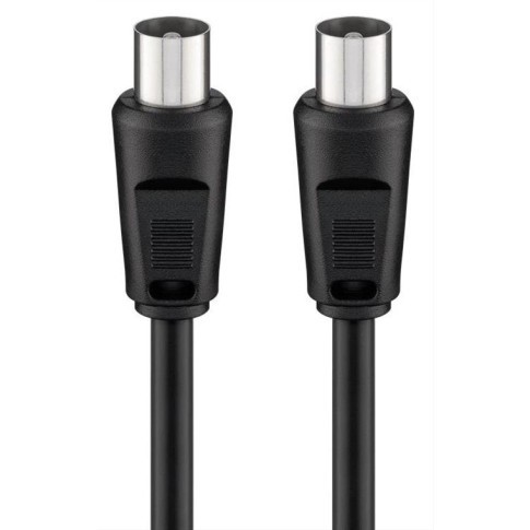 GOOBAY καλώδιο κεραίας αρσενικό 68150, <70dB, CCS, 5m, μαύρο