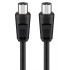 GOOBAY καλώδιο κεραίας αρσενικό 68150, <70dB, CCS, 5m, μαύρο