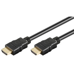 GOOBAY καλώδιο HDMI 2.0 με Ethernet 58573, 8.16Gbit/s, 4K, 1.5m, μαύρο