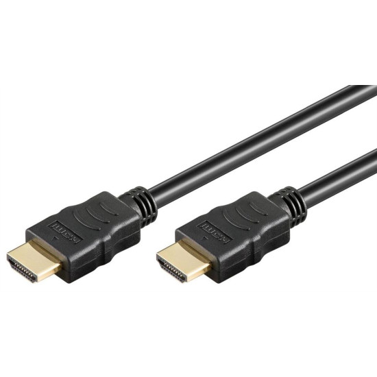 GOOBAY καλώδιο HDMI 2.0 με Ethernet 58573, 8.16Gbit/s, 4K, 1.5m, μαύρο
