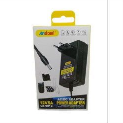 ΤΡΟΦΟΔΟΤΙΚΟ UNIVERSAL 12V/5A ANDOWL QY-9012 ΤΡΟΦΟΔΟΤΙΚΟ UNIVERSAL 12V/5A ANDOWL QY-9012