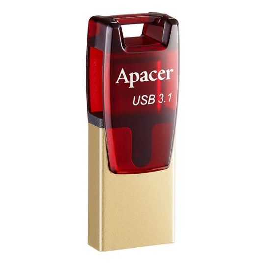 USB 3.1 Gen & Type-C Dual Flash Drive AH180 32GB Red RP