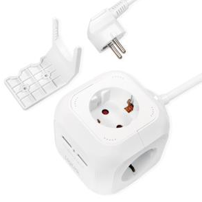 Socket 4xSchuko with 2xUSB Logilink LPS227