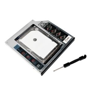 Drive Slot 2nd SATA HDD Caddy for a 9.5 mm high CD/DVD/Blue-ray LogiLink AD0017