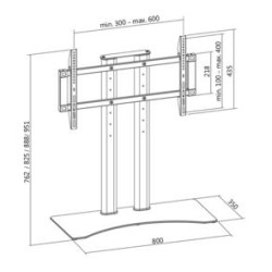 TV stand Logilink Fixed BP0024