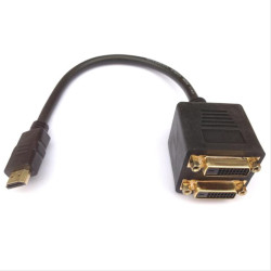 HDMI Splitter M to 2xDVI F Aculine AD-042 HDMI Splitter M to 2xDVI F Aculine AD-042
