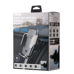 Wireless Charging Holder for Smartphone WK WP-U46 Black