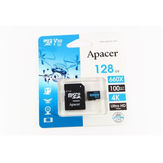 Memory Card Micro SDXC UHS-I U3 Class10 64GB Apacer V30 R100