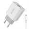 Charger WK 18W QC3.0  WP-U57 Combo + I6 cable