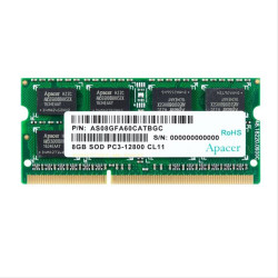Memory 8GB 1600MHz CL11 DDR3 SODIMM Apacer RP Memory 8GB 1600MHz CL11 DDR3 SODIMM Apacer RP