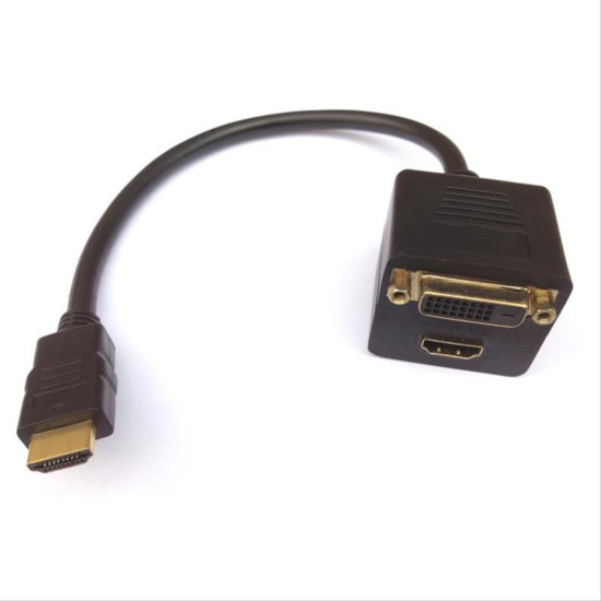 HDMI Splitter M to HDMI/DVI F Aculine AD-043