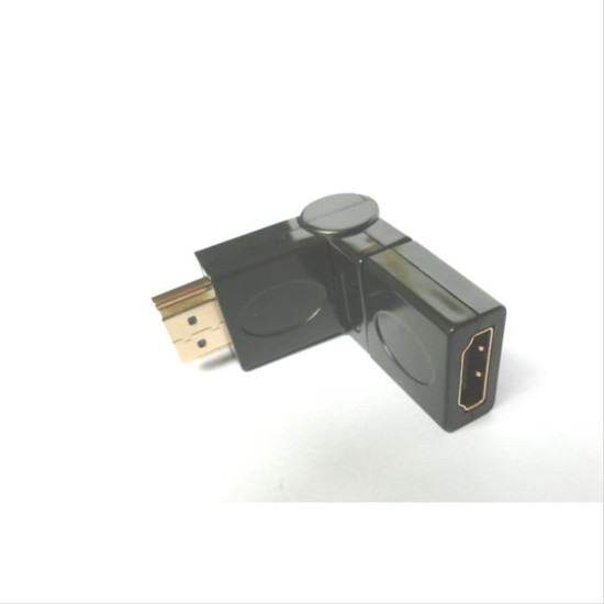 HDMI adapter M/F degree 180 Aculine AD-037