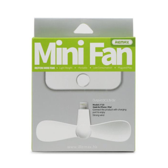 Remax Refon Mini Fan F10 for iPhone 5/6/7 blue