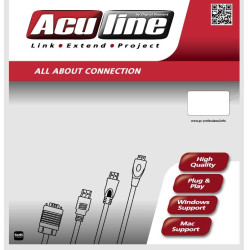 Cable UTP Patch CAT5 0.5m Bulk Aculine UTP-001 Cable UTP Patch CAT5 0.5m Bulk Aculine UTP-001
