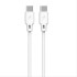 Charging Cable WK TYPE-C/TYPE-C White 1m Full Speed WDC-106 3A