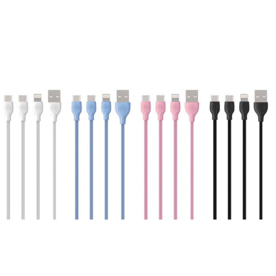 Charging Cable WK Micro Pink1m Ultra speed Pro WDC-041 1.5A