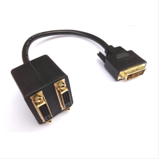 DVI Splitter M to 2xDVI F Aculine AD-040 DVI Splitter M to 2xDVI F Aculine AD-040