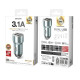 Car Charger WK 15W Dual USB 3.1A Toury Dark Blue WP-C36