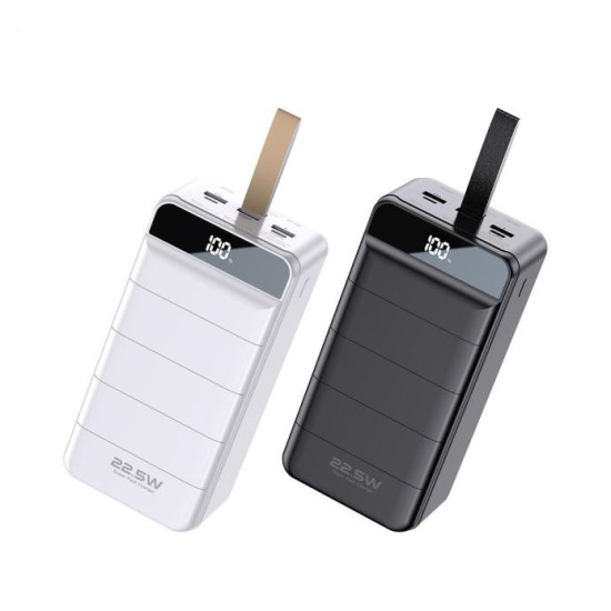 Power Bank WK 60000mAh MINRE PD20W+3xQC3.0 22.5W White WP-269