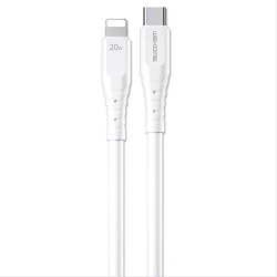 Charging Cable WK 20W PD TYPE-C/i6 White 1m WDC-154 6A Charging Cable WK 20W PD TYPE-C/i6 White 1m WDC-154 6A