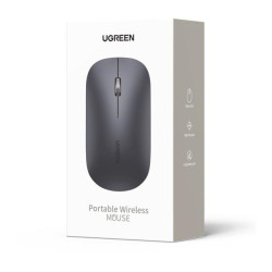 Mouse Wireless UGREEN MU001 Gray Black 90372 Mouse Wireless UGREEN MU001 Gray Black 90372