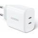 Charger UGREEN CD243 40W Dual PD White 10343