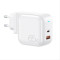 Charger GaN WK 65W PD+QC3.0 White WP-U113