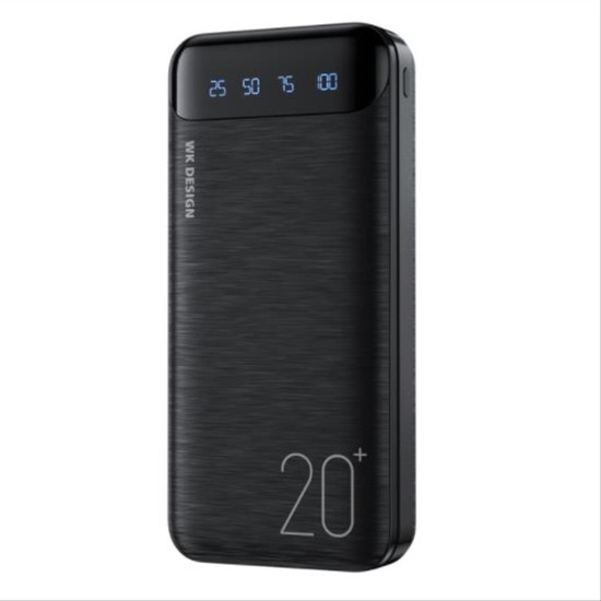 Power Bank WK 20000mAh MINRE Black WP-163