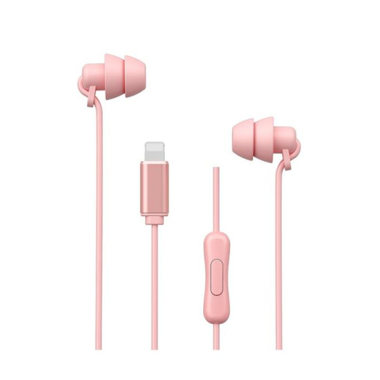 Earphone WK YB02 Lighting Pink