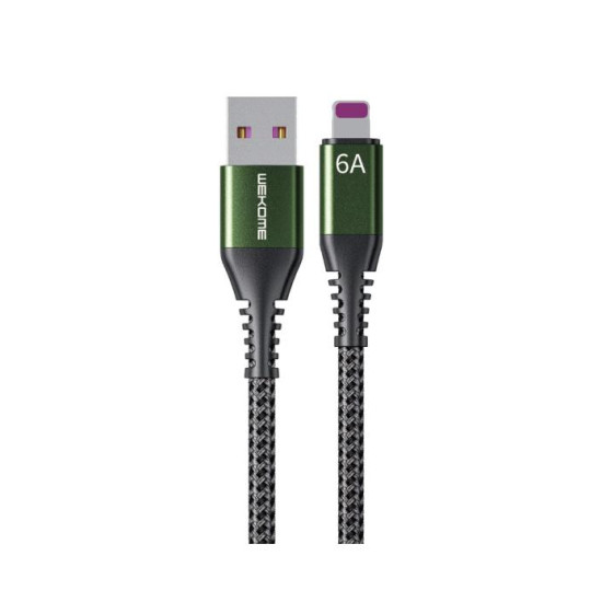 Charging Cable WK i6 Raython Black 1m WDC-169 6A
