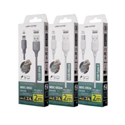 Charging Cable WK Micro Black 2m Full Speed Pro WDC-092 2.4A Charging Cable WK Micro Black 2m Full Speed Pro WDC-092 2.4A