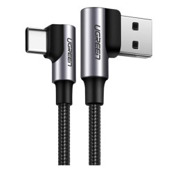 Charging Cable UGREEN US176 TYPE-C Gray 2m 20857 3A Charging Cable UGREEN US176 TYPE-C Gray 2m 20857 3A