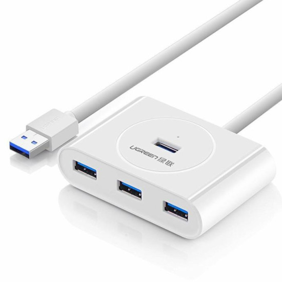 Hub USB 3.0 UGREEN CR113 White 20283