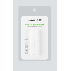 Card Reader UGREEN CM104 USB 3.0 White 40753