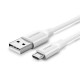 Charging Cable UGREEN US289 Micro White 1m 60141 2A