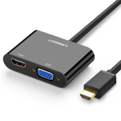 HDMI to VGA/HDMI Converter w Audio UGREEN CM101 40744 HDMI to VGA/HDMI Converter w Audio UGREEN CM101 40744