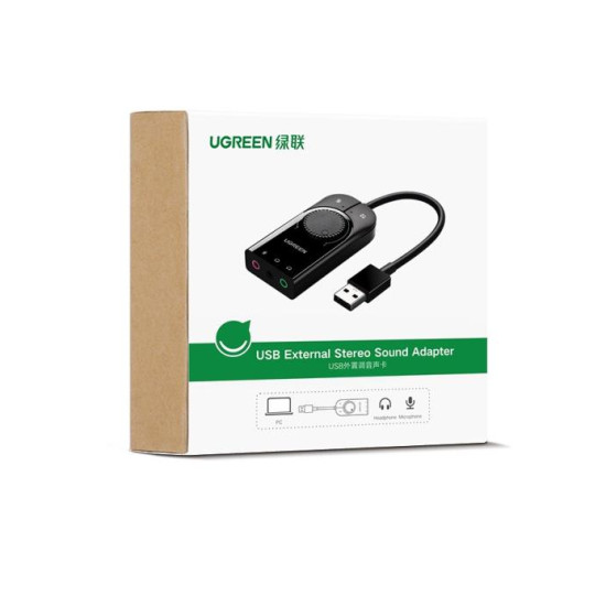 Soundcard USB 2.0 UGREEN CM129 Black 40964