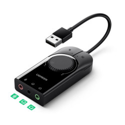 Soundcard USB 2.0 UGREEN CM129 Black 40964